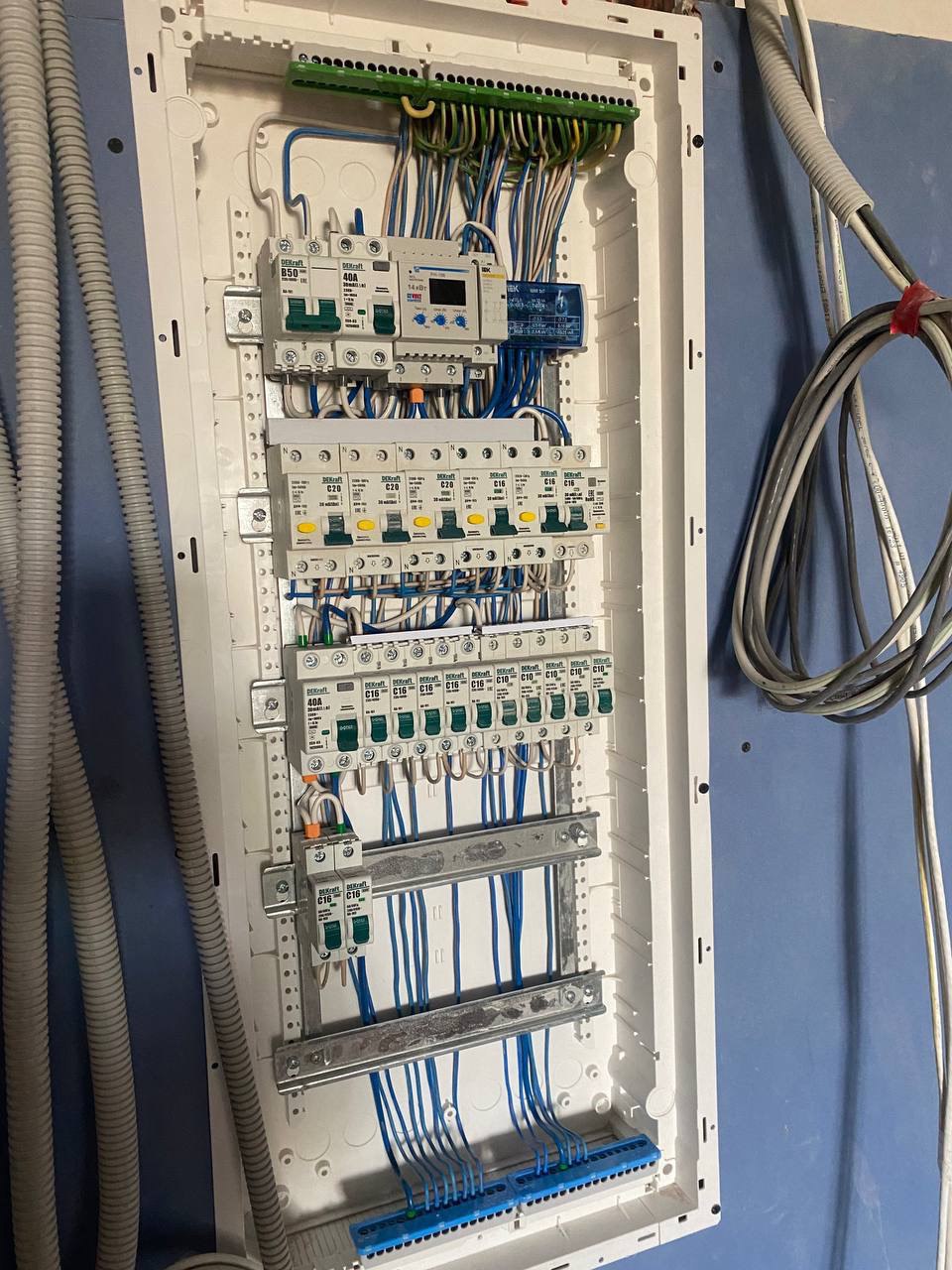 Сборка электрощита