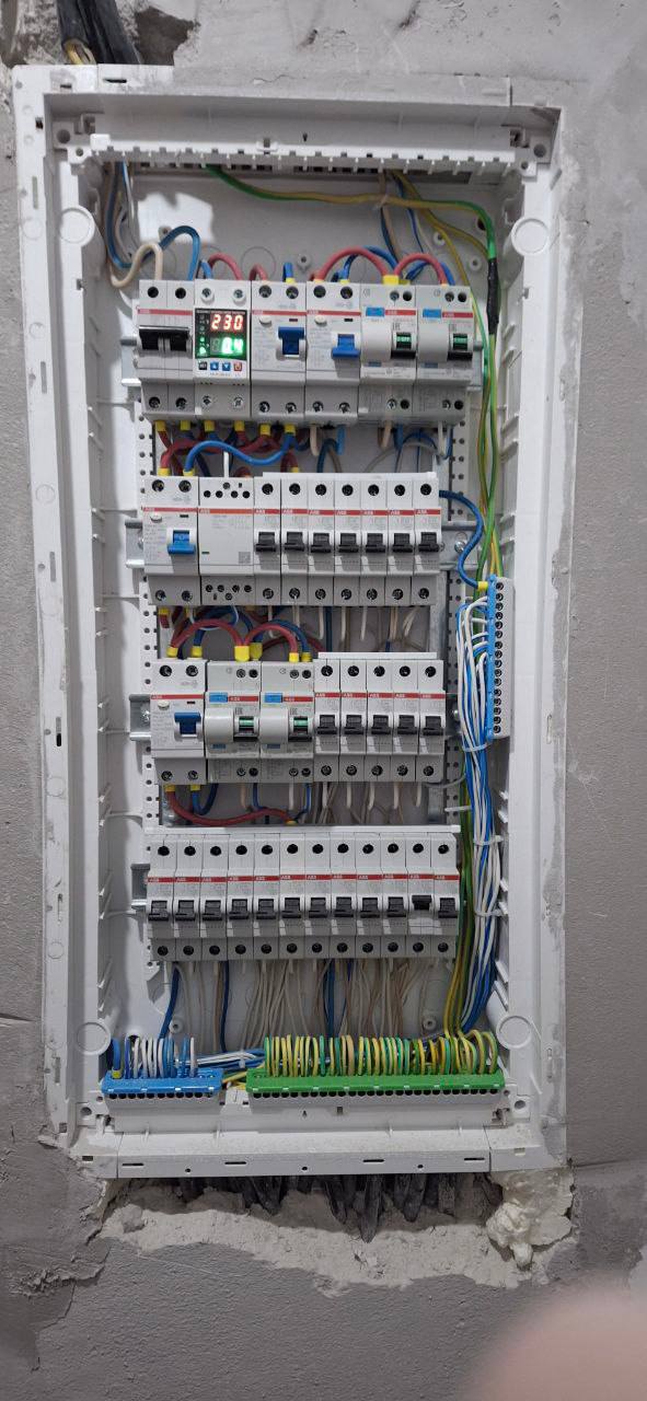 Сборка электрощита